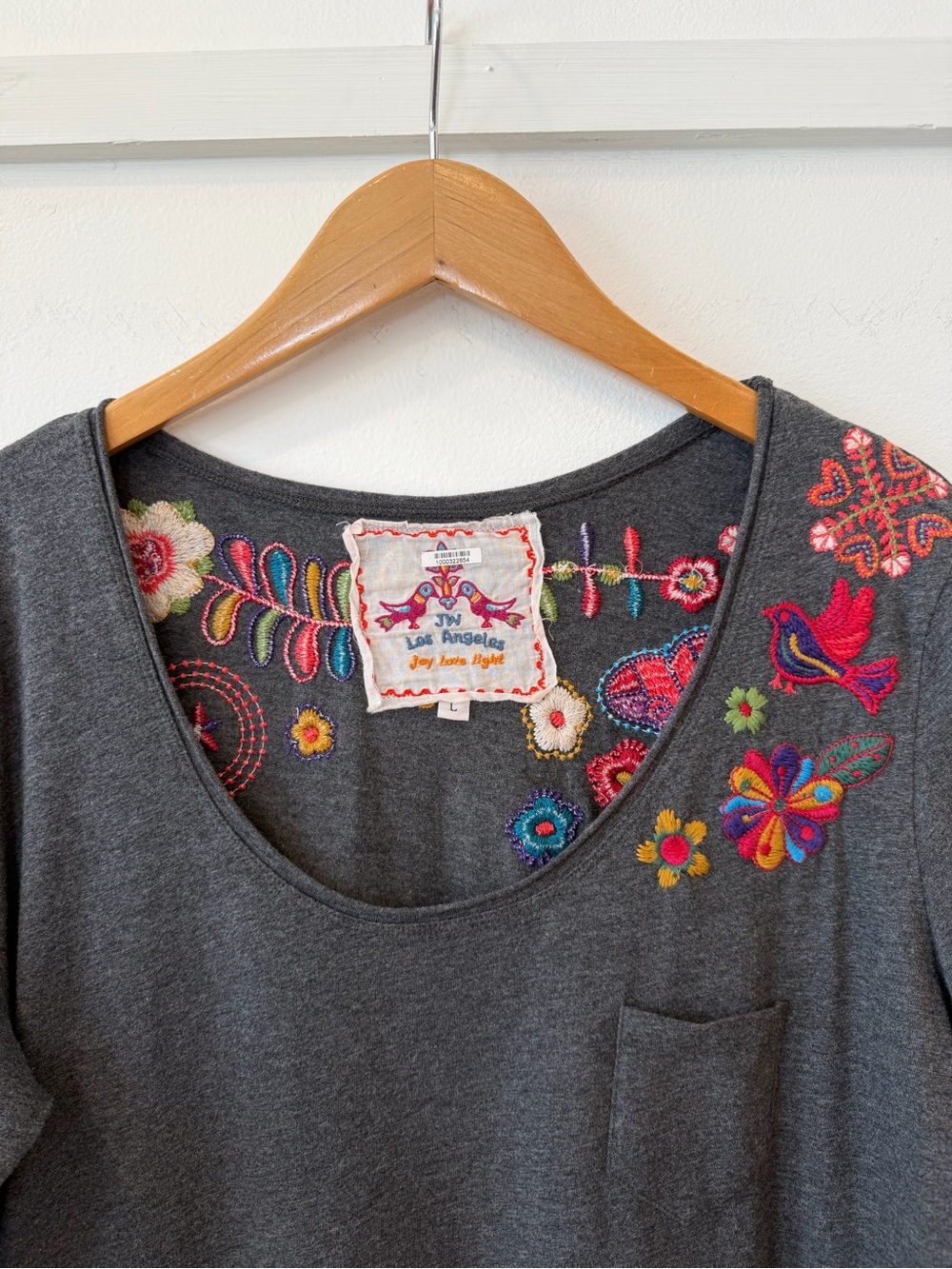 Johnny Was Embroidered Colorful Tunic Top Dress size L - Picture 5 of 14